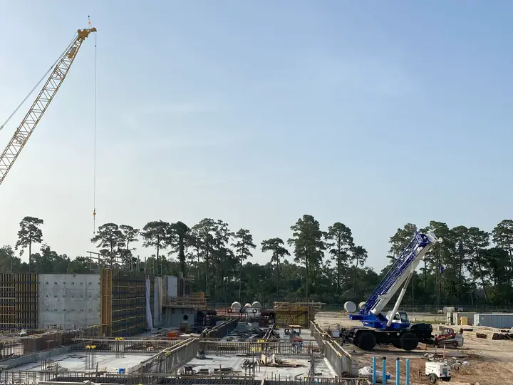 Crane-set foundation forms — Relentless Civil Construction jobsite