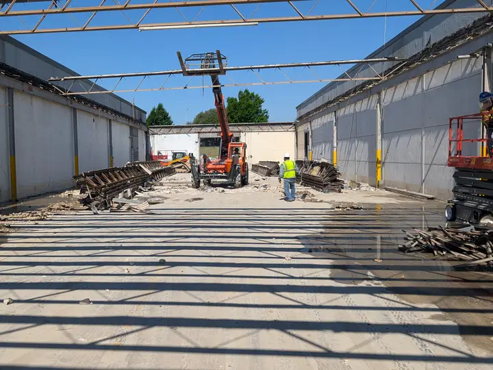 Interior slab & joists — Relentless Civil Construction jobsite