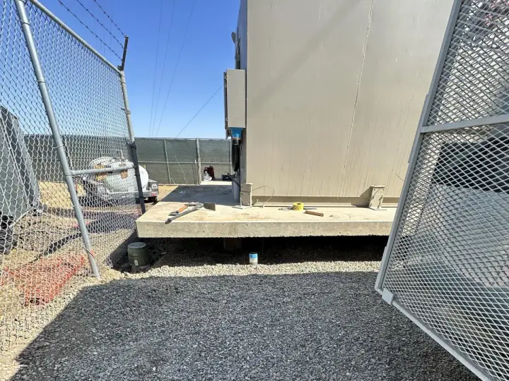 Pad edge & drainage rock — Relentless Civil Construction jobsite