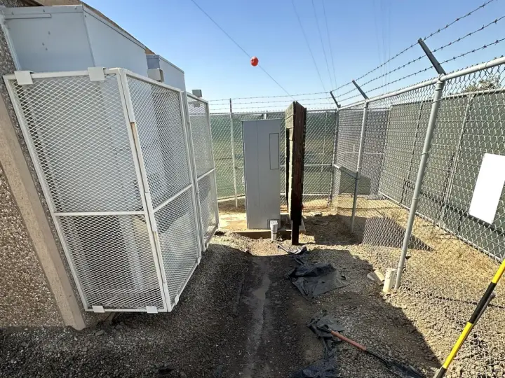 Pad, fence & trench work — Relentless Civil Construction jobsite