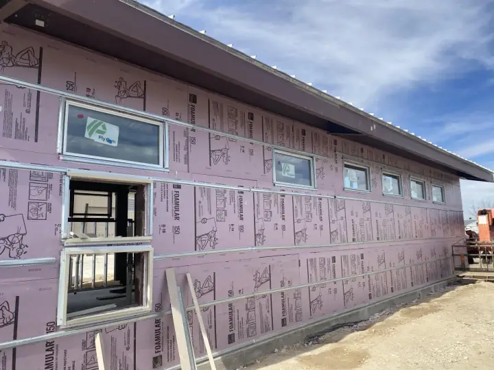 Building shell progress — Relentless Civil Construction jobsite