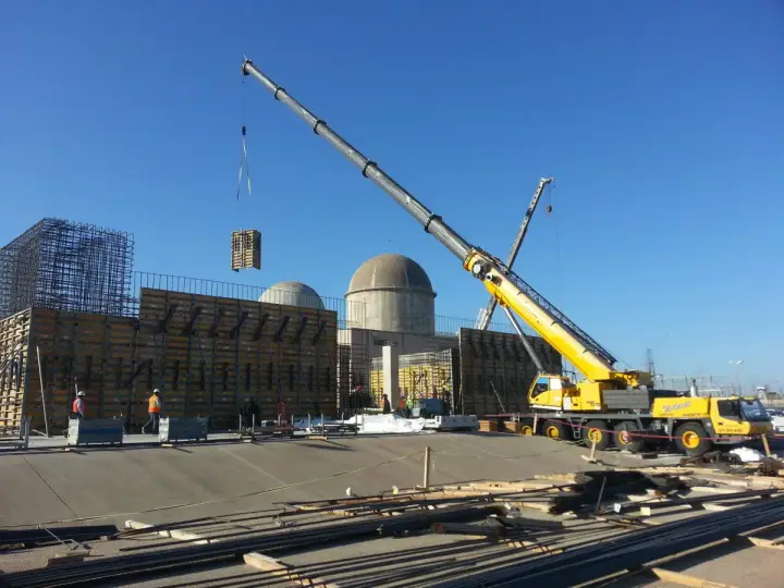 Heavy-civil crane support — Relentless Civil Construction jobsite