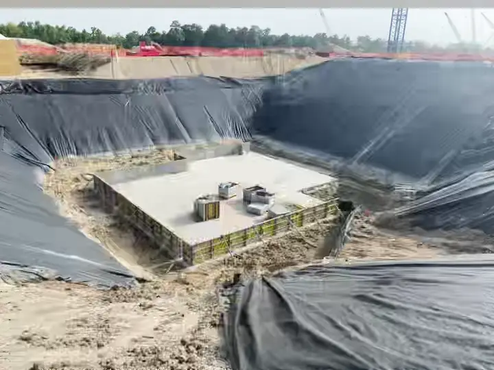 Formed pier cap in the excavation — Relentless Civil Construction jobsite