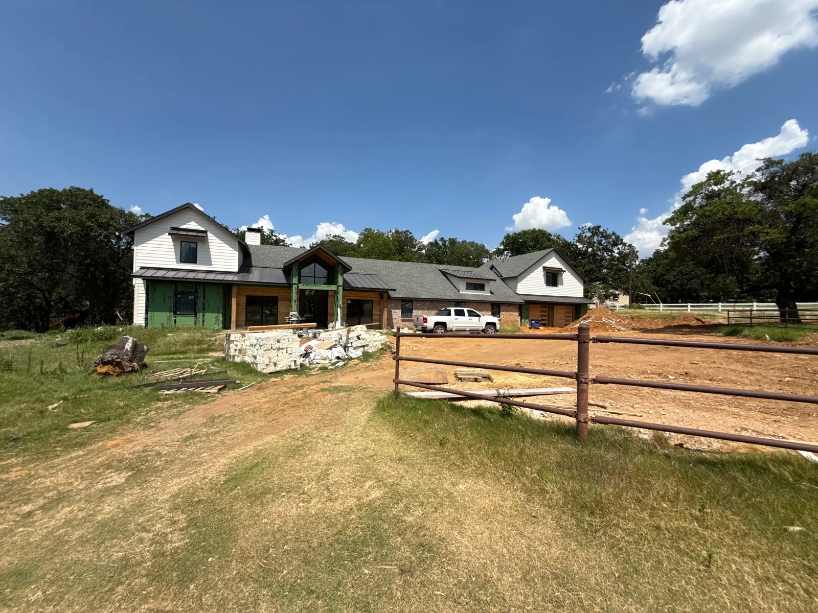 On site — custom home project — Relentless Civil Construction jobsite